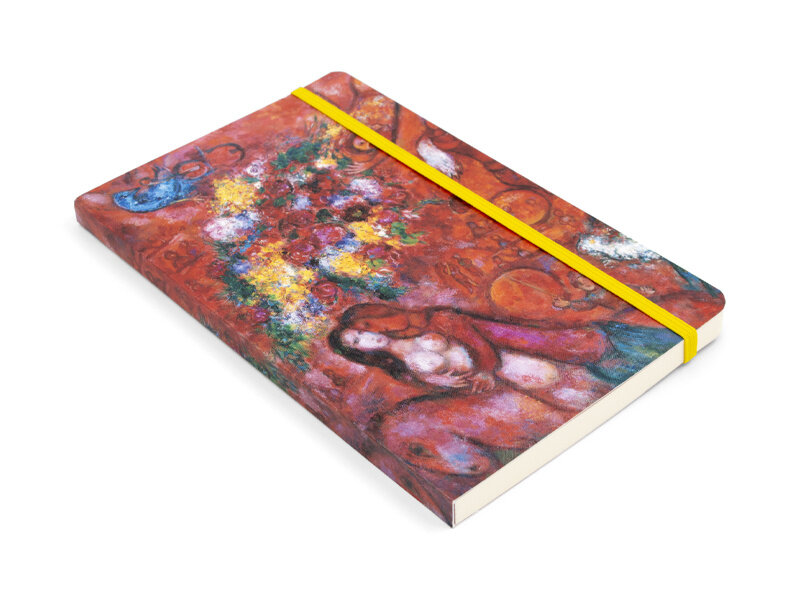 Carnet couverture souple, A6, Cezanne,  Marc Chagall, Red circus