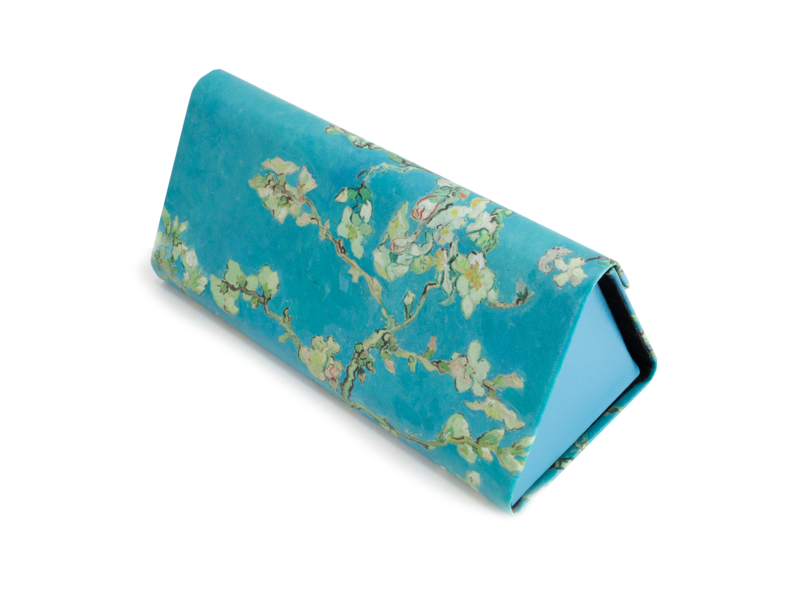 Etui à lunettes pliable + chiffon pour lentilles,  Vincent van Gogh,  fleur d'amandier