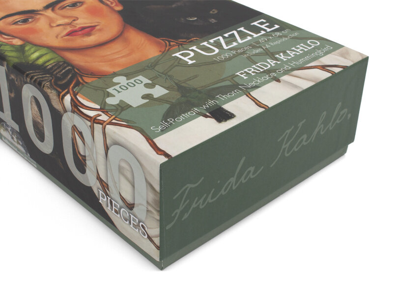 Puzzle, 1000 piezas, Frida Kahlo, Autorretrato con Collar de Espinas