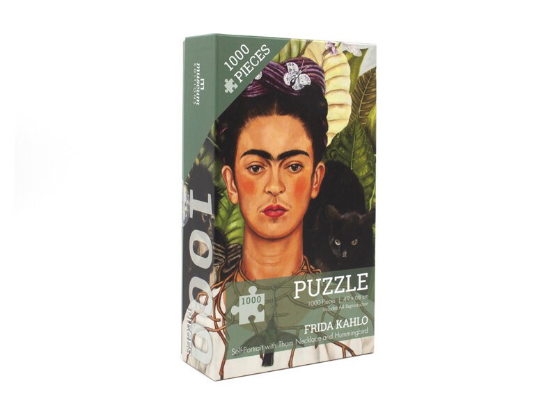 Puzzle, 1000 piezas, Frida Kahlo, Autorretrato con Collar de Espinas