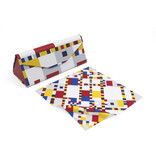 Foldable spectacle case + lens cloth , Mondrian , Boogie Woogie