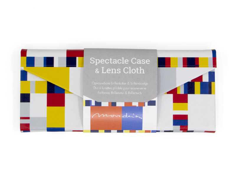 Estuche plegable para gafas  + chiffon à lunettes, Mondrian , Boogie Woogie