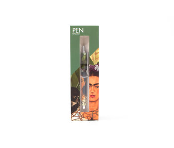 Bolígrafo en caja, Frida Kahlo, Autorretrato con collar de espinas y colibrí