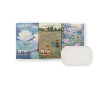 Set mit 3 Seifen, Meisterwerke von Claude Monet
