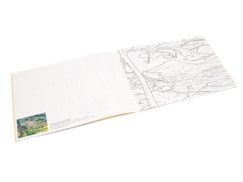 Libro de colorear, Paul Cezanne