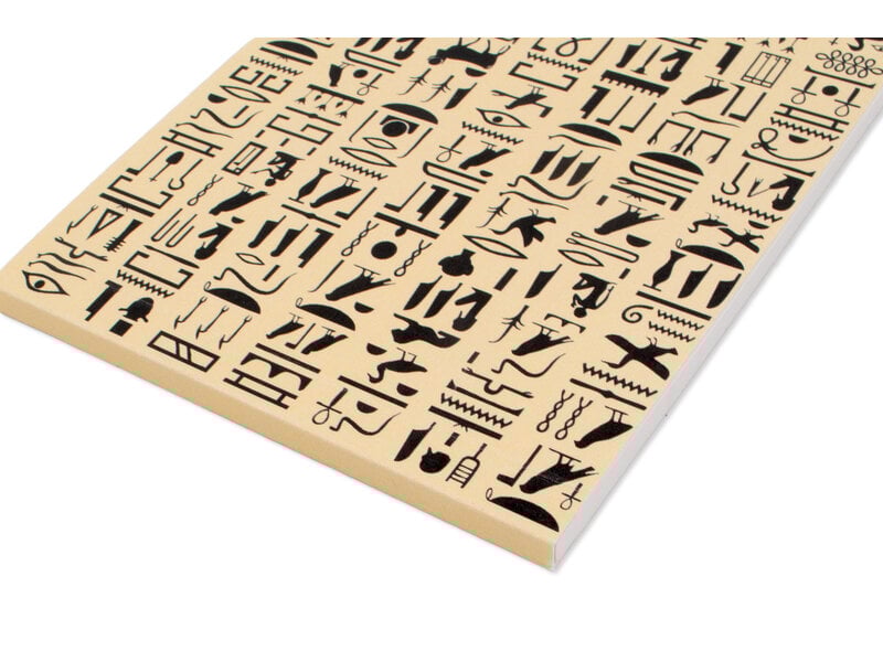 Blank blocnote A6, Hieroglyphs