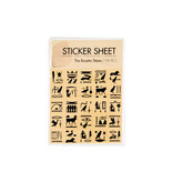 Aufkleberblatt,  Ägyptische Hieroglyphen