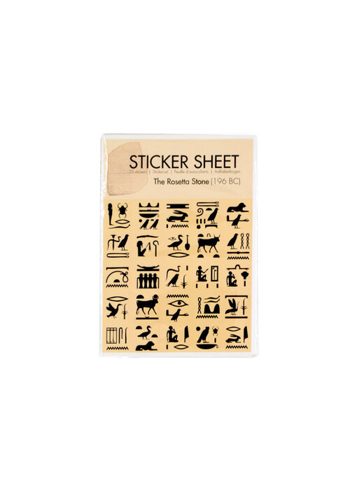 Aufkleberblatt,  Ägyptische Hieroglyphen