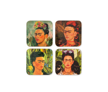 Coasters, set of 4, Frida Kahlo