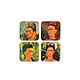 Untersetzer, 4er-Set, Frida Kahlo