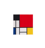 Étui à lunettes avec chiffon pour les lentilles, Piet Mondrian
