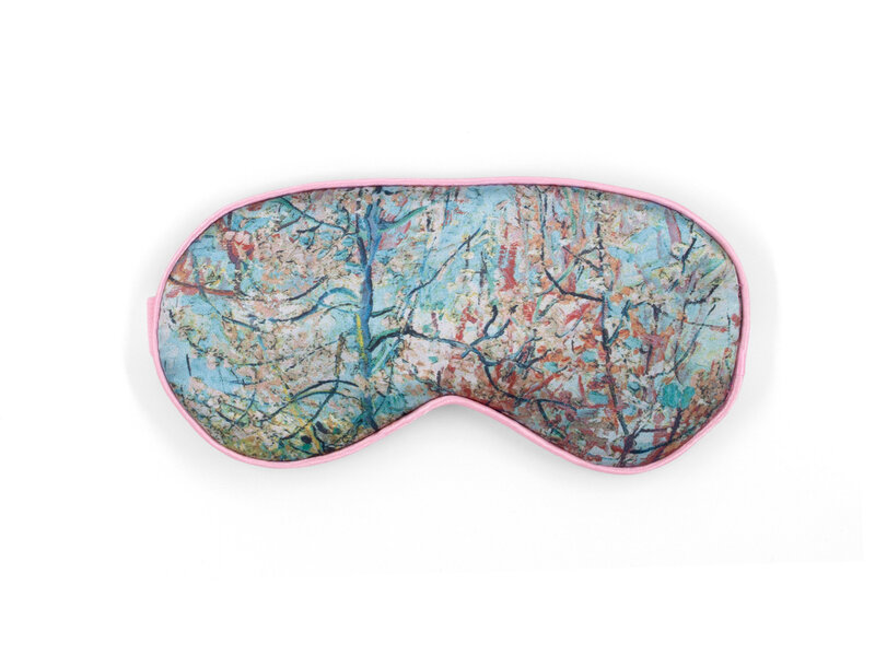 Sleeping mask, Vincent van Gogh,  Pink peach trees