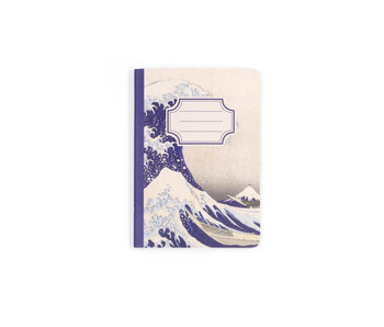 Mini-Notizbuch, A6, Die große Welle, Hokusai