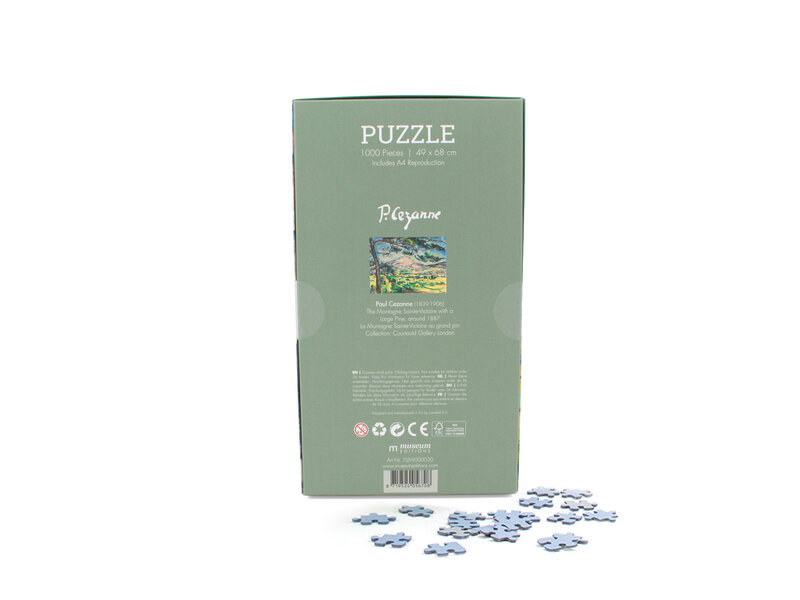 Puzzel, 1000 stukjes,  Cézanne, La Montagne Sainte-Victoire