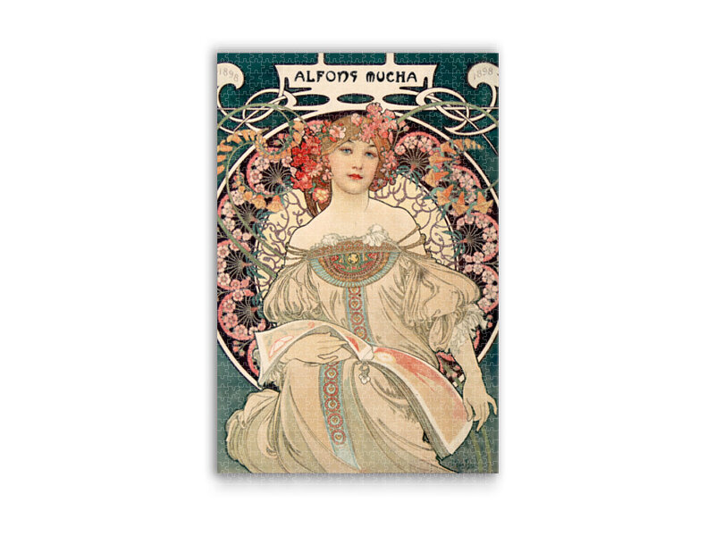 Puzzel, 1000 stukjes,  Mucha
