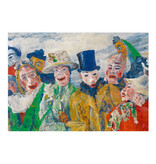 Postcard, 10 x 15 cm,  James Ensor, Detail from the Intrigue
