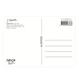 Postcard, 10 x 15 cm,  James Ensor,  Detail Skeleton Painter