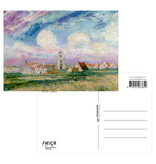 Ansichtkaart, 10 x 15 cm,   James Ensor, Uitzicht op Mariakerke