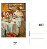 Postal, James Ensor, El devorador de ostras