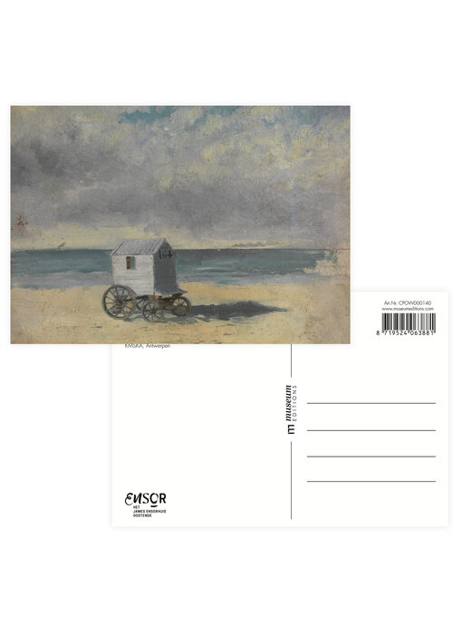 Postkarte, 10 x 15 cm,James Ensor,  Die Bäder in Ostende - Copy