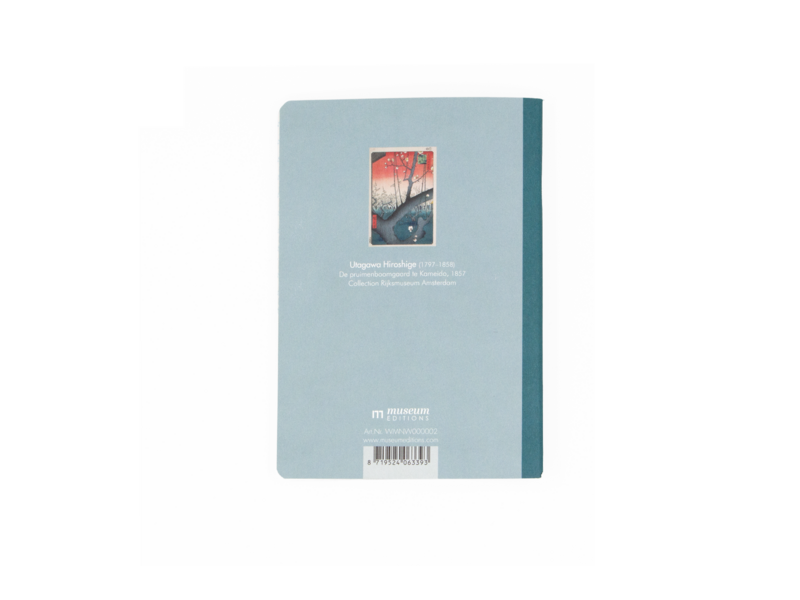 Mikro-Notizbuch, A6, Der Pflaumengarten in Kameido-Hokusai