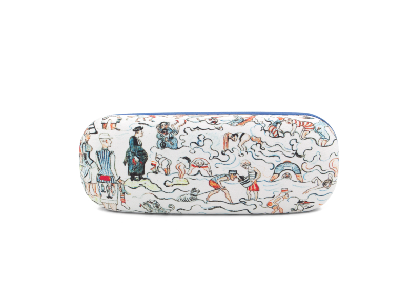 Brillenkoker , James Ensor, De baden van Oostende