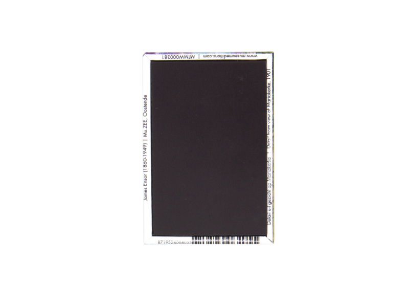 Magnet de nevera,  James Ensor,Vista de Mariakerke