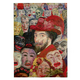 Plakat, 50x70  cm,  James Ensor, Porträt mit Masken