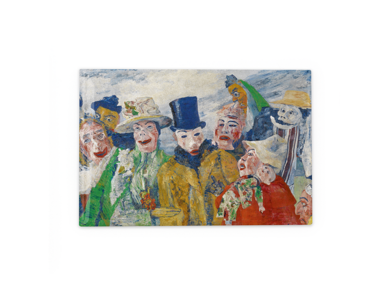 Koelkastmagneet, James Ensor, Detail uit de Intrige