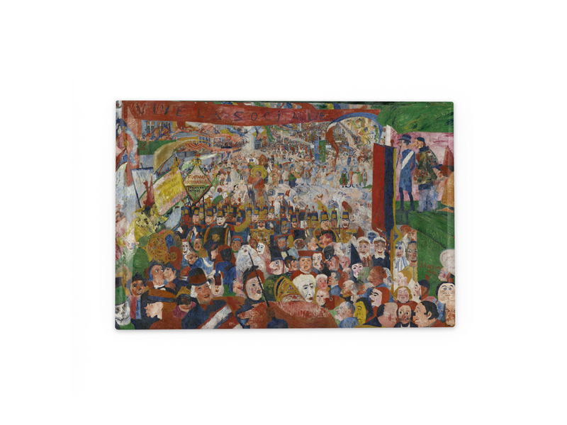 Magnet de nevera,  James Ensor, Entrada de Cristo