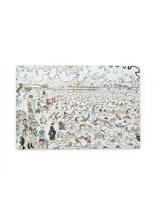 Fridge magnet , James Ensor, The Baths at Ostend