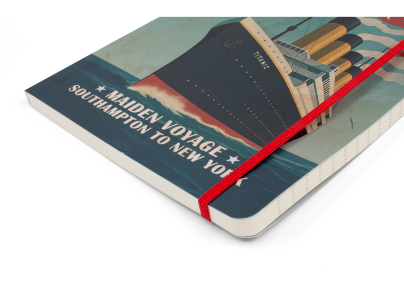 Cuaderno de tapa blanda, A5, Titanic