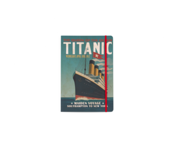 Cuaderno de tapa blanda, A5,  Titanic