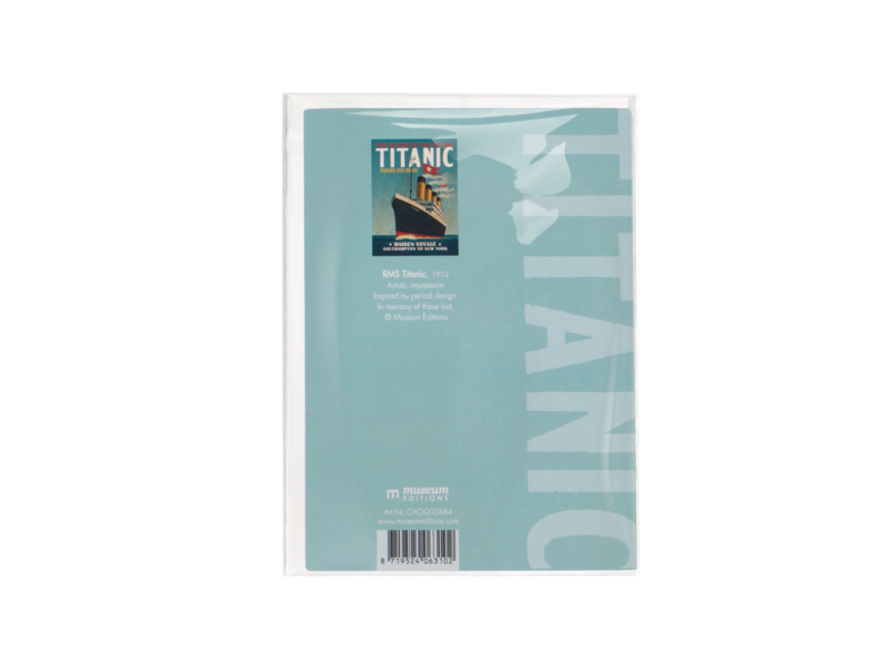 Dubbele kaart met envelop, Titanic