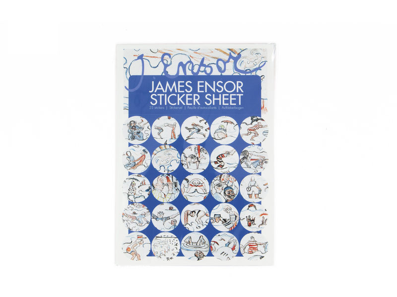 Stickersheet,  James Ensor,The Baths at Ostend