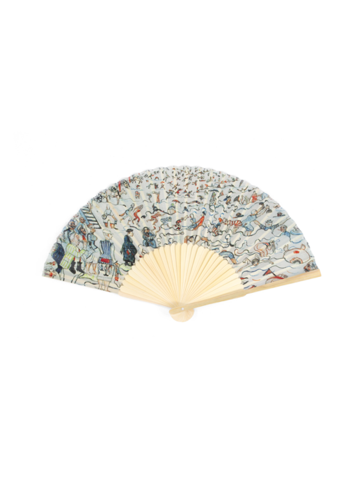 Fächer, James Ensor Die Bäder in Ostende