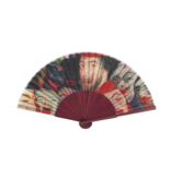 Hand Fan , James Ensor Self-Portrait with Masks