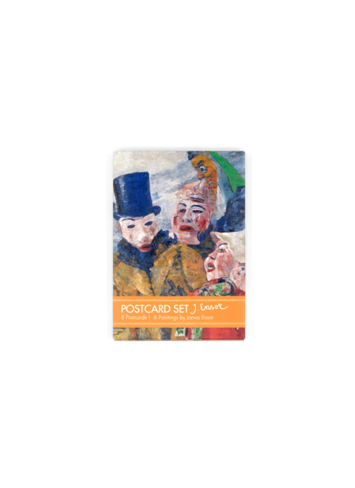 Carpeta de postales,  juego de 8 postales,  James Ensor