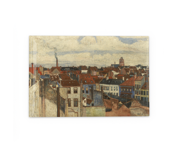 Fridge magnet , James Ensor, The Rooftops of Ostend