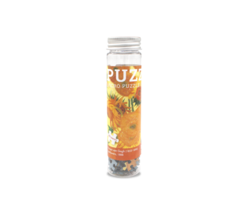 Micro puzzle in tube, 150 pieces , Sunflowers, Vincent van Gogh
