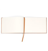 GOLD/COPPER sketchbook with insert for postcard, horizontal