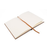 Schetsboek -GOUD/KOPER met insert voor  postkaart/foto