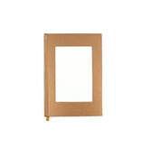 Schetsboek -GOUD/KOPER met insert voor  postkaart/foto