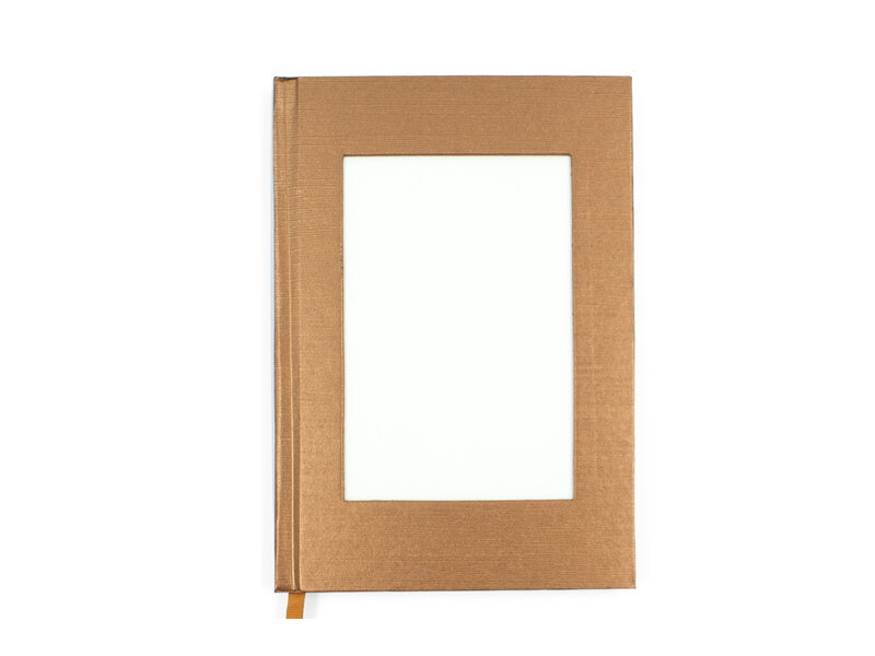 OR/CUIVRE Carnet de croquis avec insert pour carte postale, Portrait