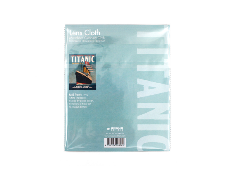 Brillendoekje, 15 x 18 cm, Titanic
