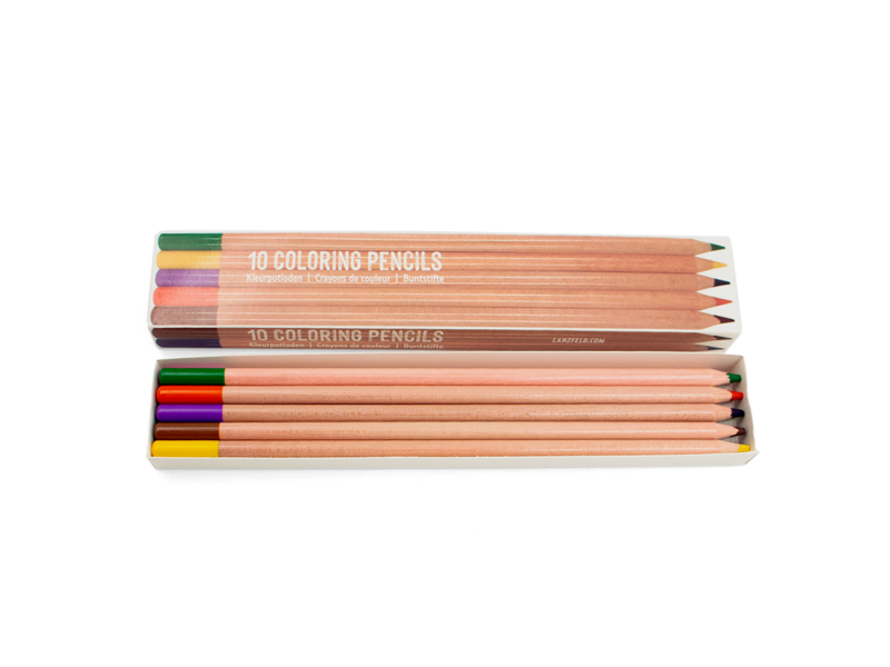 Un ensemble de 10 crayons de couleur Micro