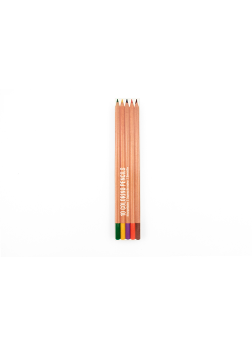 Set of 10 Coloring Pencils in box