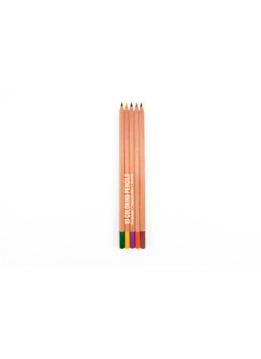 Set van 10 micro kleurpotloden