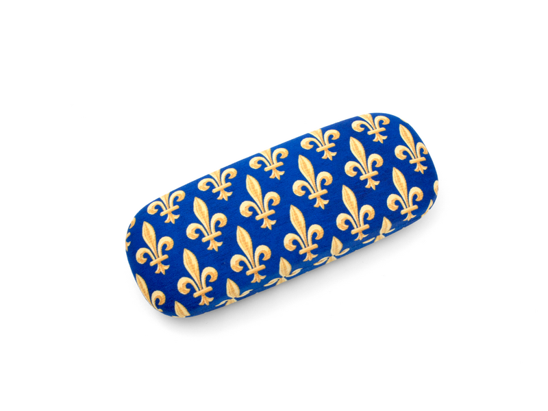 Spectacle case, Fleur de Lys