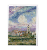 Carte double avec enveloppe, James Ensor, Vue de Mariakerke
